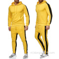 Aangepast logo groothandel mannen sweatsuit sets jogging pakken